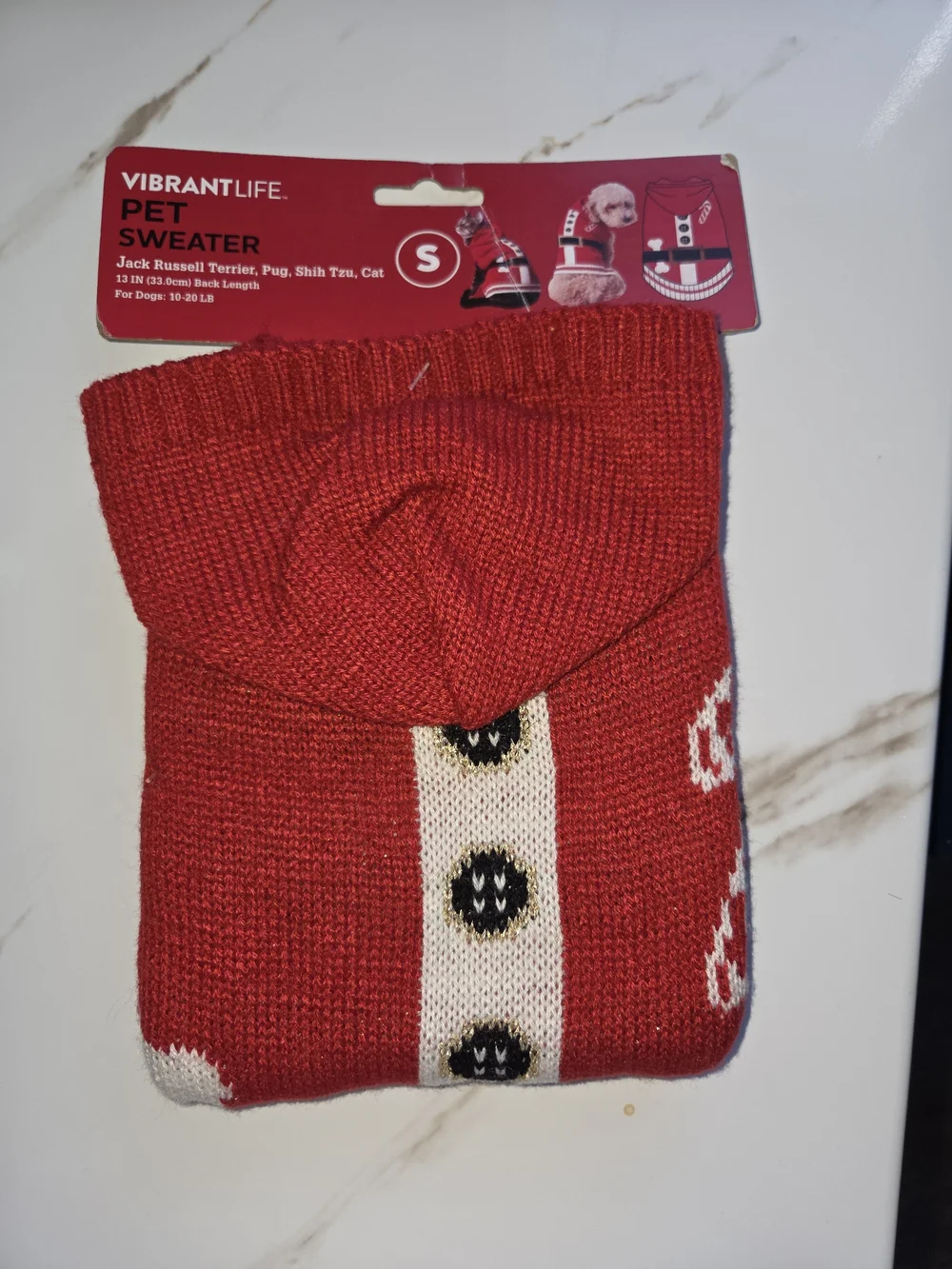 Pet Cat / Dog Christmas Sweater - Small